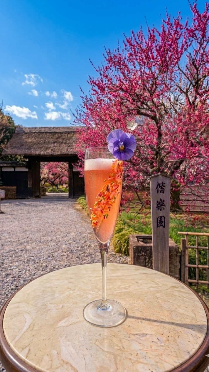 ✨
.
茨城県水戸市
日本三名園『偕楽園』
第130回記念水戸の梅まつり開催中♪
.
偕楽園の「水戸の梅まつり」は
まさに見頃の最盛期を迎えています
水戸プラザホテルでは3/7(sat)に
「水戸の梅酒オリジナルカクテルコンテスト2026」に出展🍸
テラスレストラン・ローズのバーテンダーが
水戸の梅酒をより美味しく楽しんでいただける
オリジナルカクテルを披露
.
出展カクテル:
息吹 ~茨城 大地の恵み~
.
茨城県産の材料にこだわり
梅酒の優しい甘さとシードルの爽快感が心地よい仕上がりです