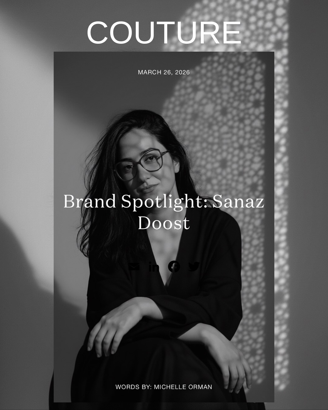 This feature at @by_couture felt unexpectedly personal to read! It captures something I’ve been trying to articulate for a long time; how I think about form, proportion, and the way light moves across each piece.
Thank you @michelleorman for writing it with such clarity and sensitivity, and for seeing the work so fully✨
🔗 Link in bio
•
#thisiscouture #finejewelry #sanazdoost #18kgold